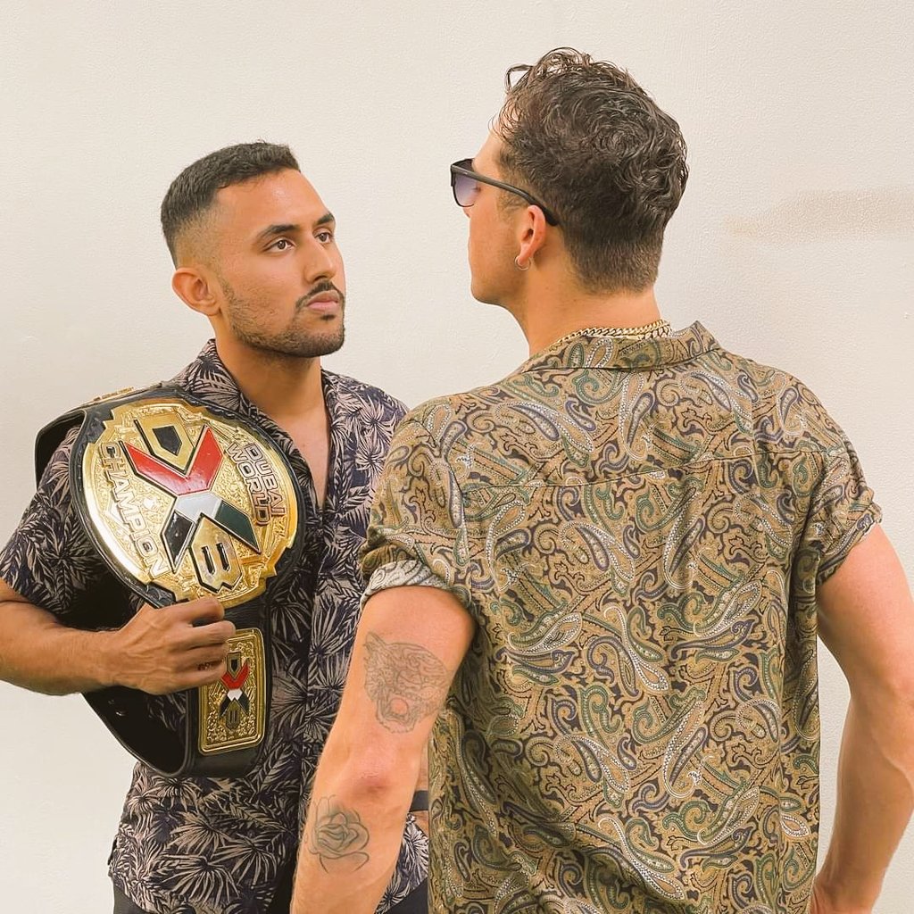 WrestlePressUK's tweet photo. .@WrestleFestDXB 
⭐️World Title Match⭐️

@shaheenofthesky 🇦🇪 ©️
🆚️ @tatemayfairs 🇬🇧

⬇️ @ThisIs_Progress PRESENTS ⬇️

Sons &amp; Daughters of The Desert

📆 Sat 10th Dec
⏰️ 7pm 

⬇️ TIX AVAILABLE HERE ⬇️
🎟 https://t.co/rWbHhD62mF

#MyDubai #Dubai 
#WrestlingCommunity https://t.co/JmSKpvkMUK