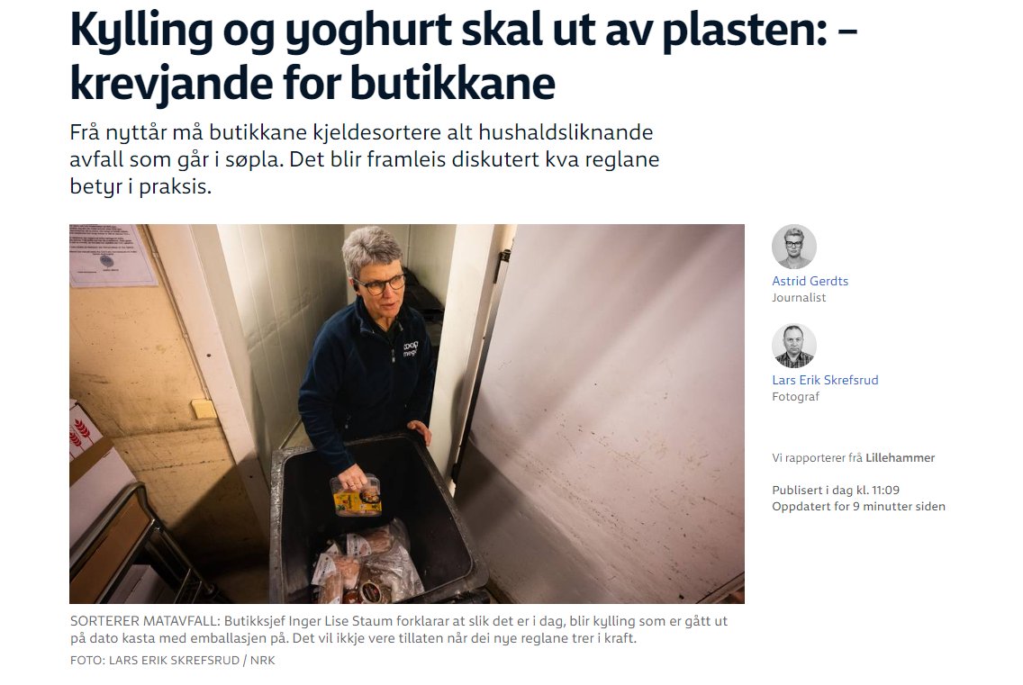 Og med dette ble vel Dumpster Diving historie?