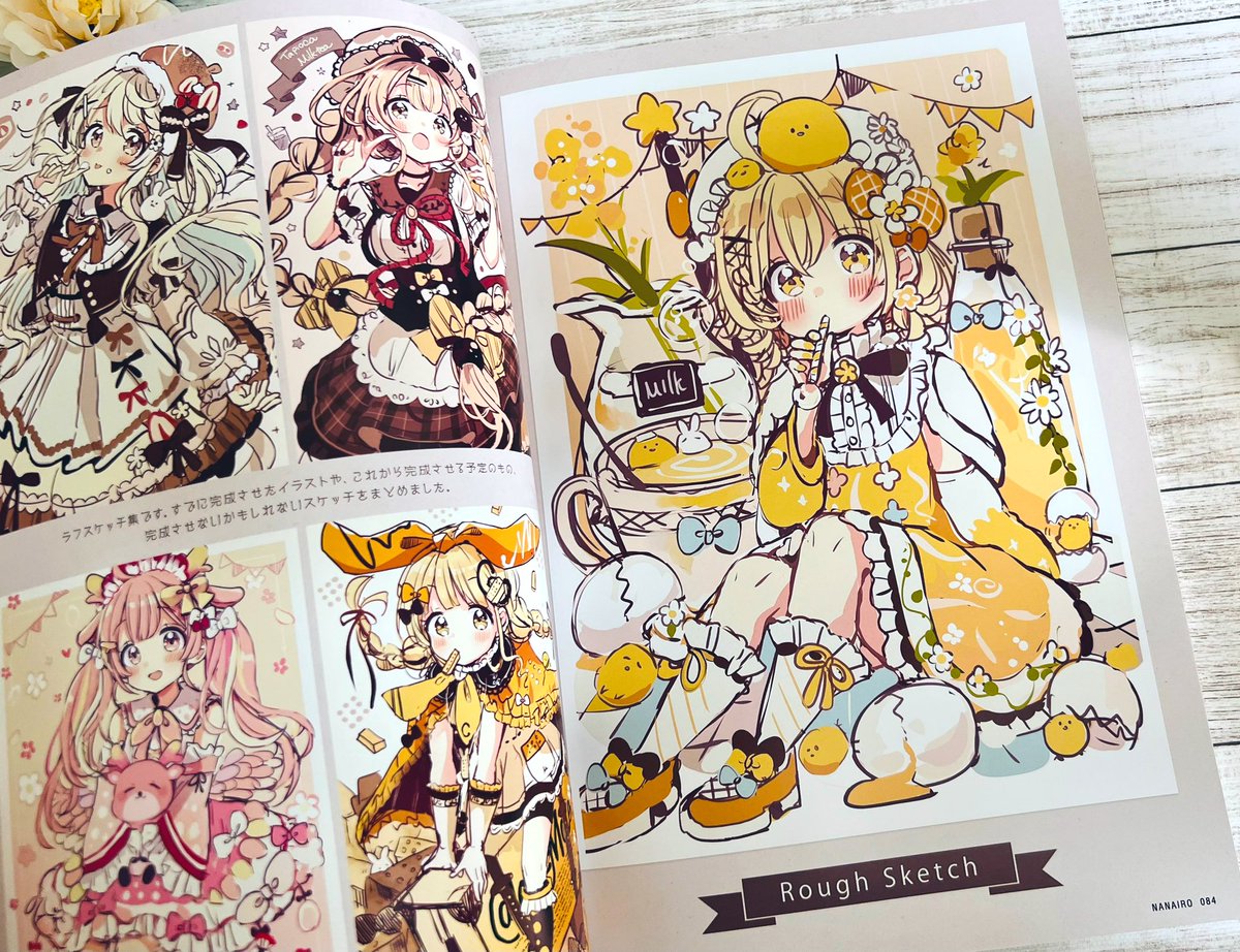 「冬コミ新刊『NANAIRO vol.3』が届きました!表紙は星型のキラキラ加工で」|佐倉おりこ🍀ぬり絵本5/10発売🎨 ｺﾐﾃｨｱ144【く13b】のイラスト