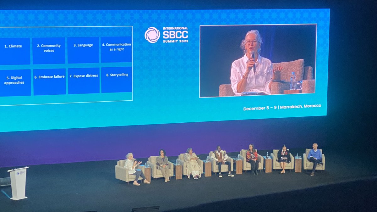 Great discussions about future of SBCC at #SBCCSummit during final plenary: is our work really led by communities; role of #AI for SBCC programming; and caution that the latter does not replace former!  #Communication of #Knowledge as #humanright perspective important.