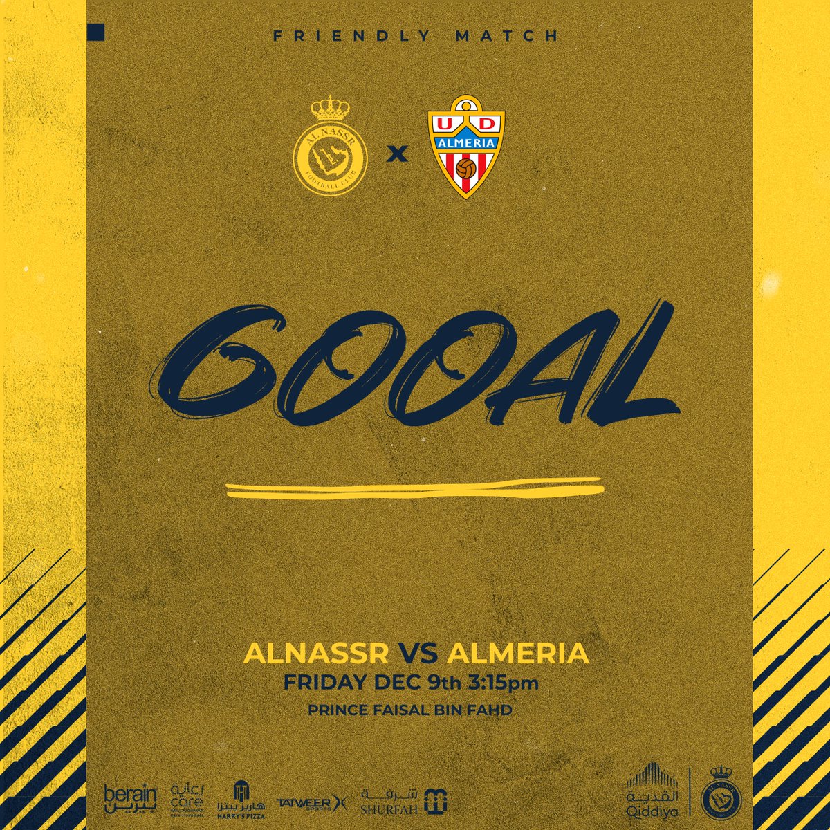 AlNassrFC's tweet photo. ⚽️ | هدددددف!
الهدف الأول للعالمي عن طريق تاليسكا 🤩💛

#النصر_الميريا https://t.co/lT5LLktCHD