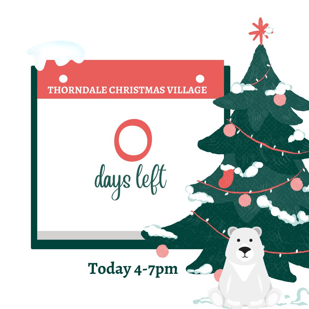 TODAY IS THE DAY!  Plan to be in downtown Thorndale tonight! Festivities start at 4pm.  More information at: ilovethorndale.ca/christmasvilla…
#christmas2022 #shoplocal #lovelocal
