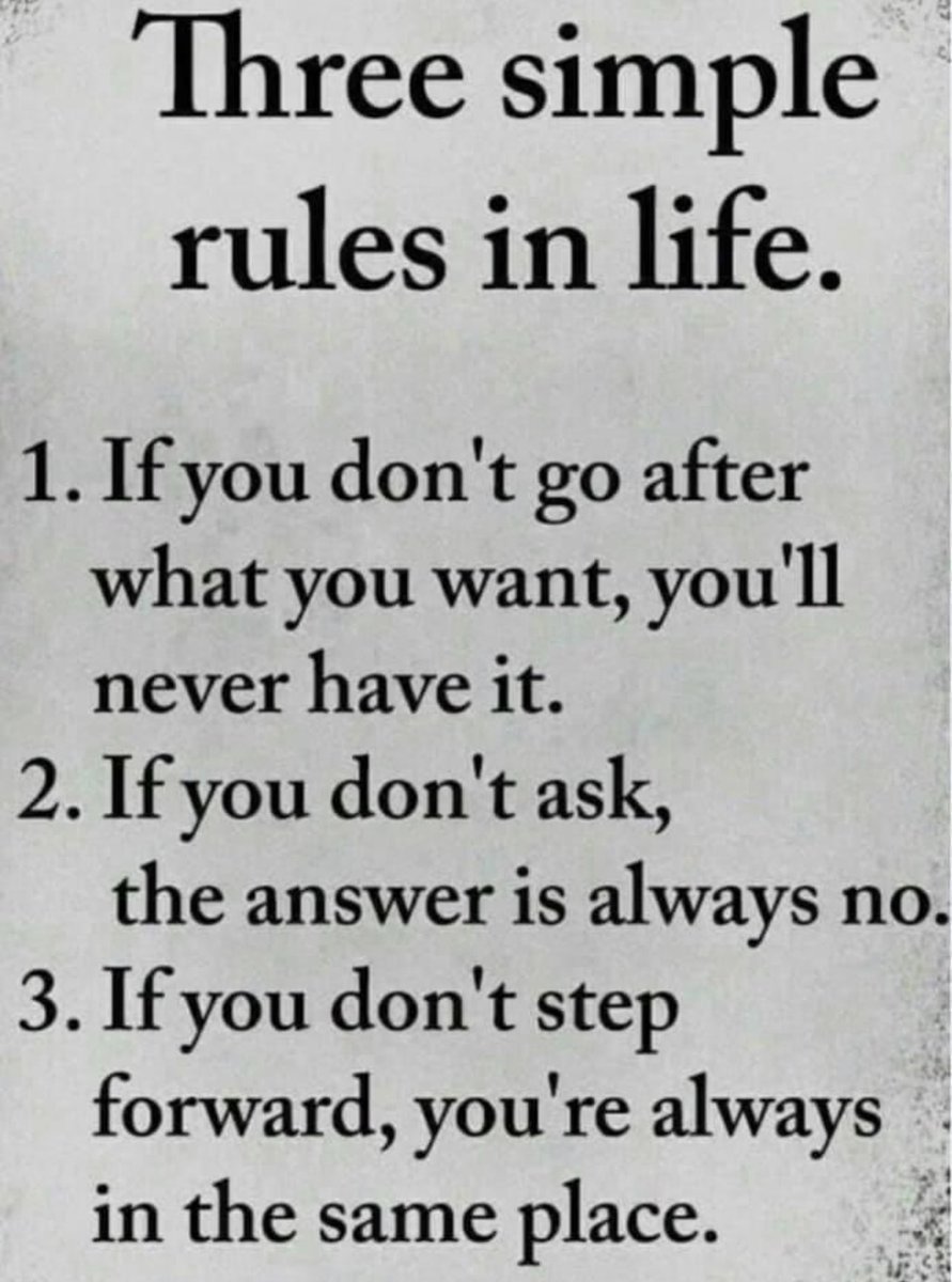 3 simple rules! 💯