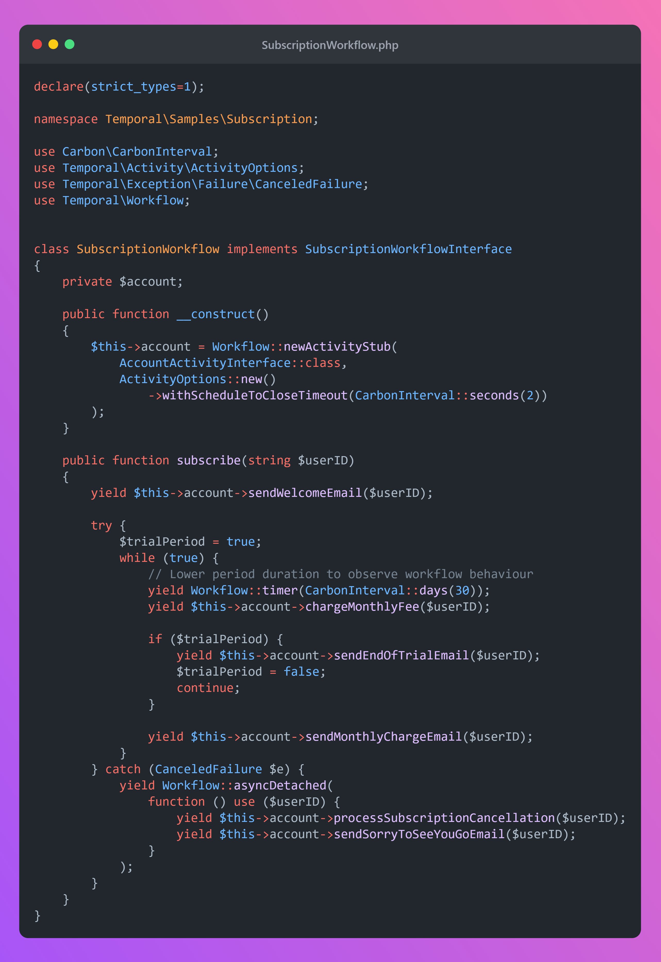 Laravel workflow laravelworkflow twitter