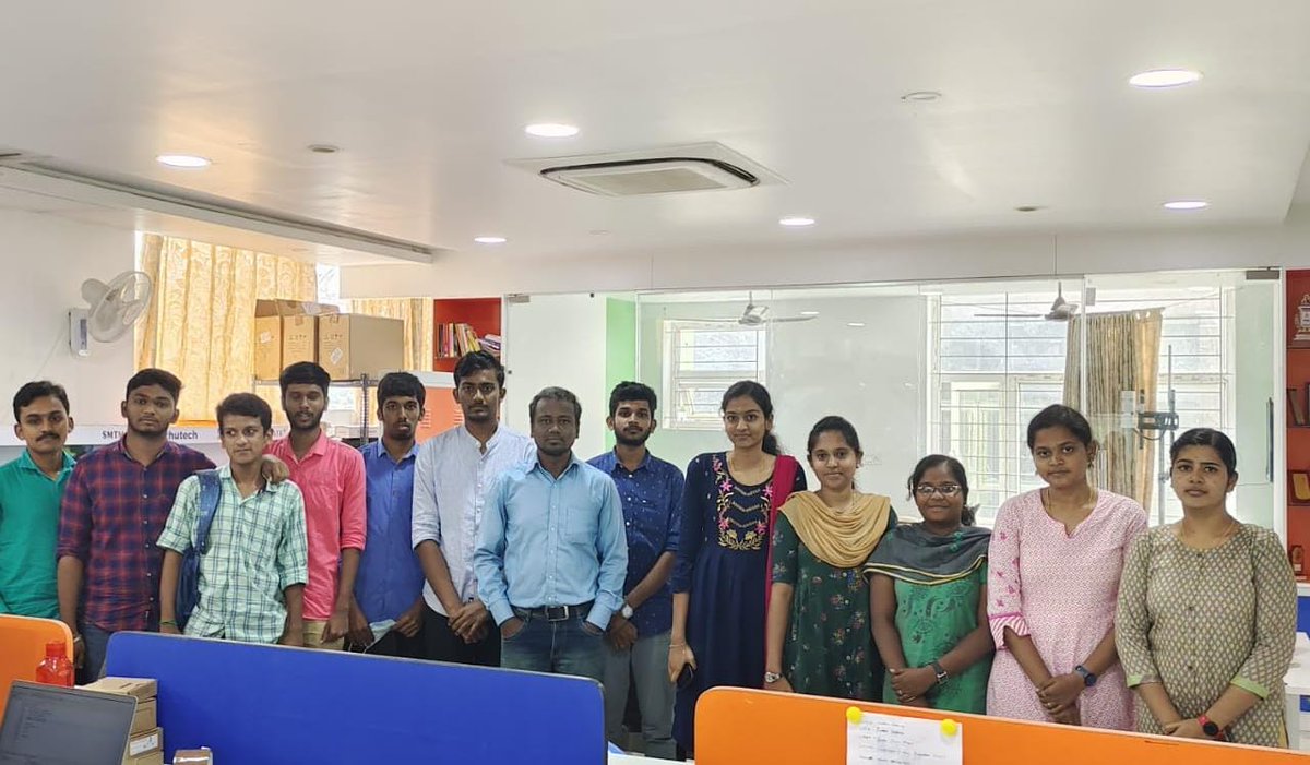 enthutechnology's tweet photo. Success is not how high you have climbed, but how you make a positive difference to the world. Enthu Tech completed IoT Internship. Thanks to Dr. Subramanian Kalimuthu
#enthutech #iotsolutions #iotgateway #iotproject #iotplatform #sensortechnology #realtimeanalytics #lorawan #iot https://t.co/34LsbCmFw5