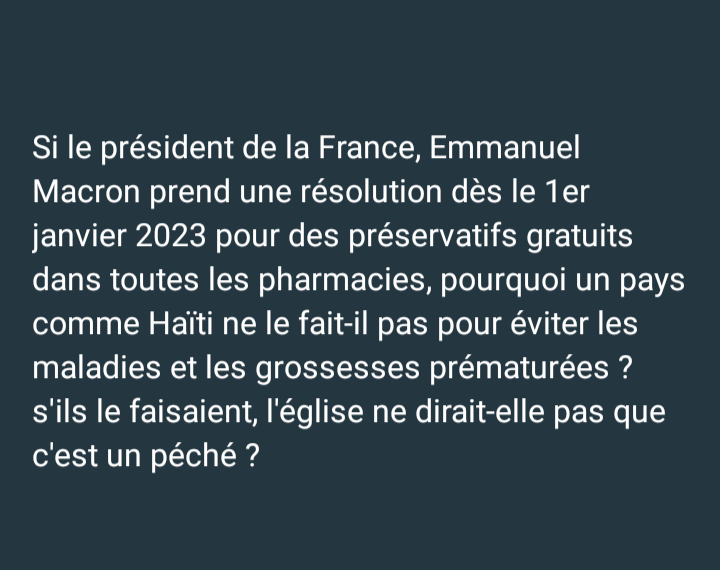 DolosantoD's tweet photo. Ha��ti te met fèsa jika 50ans paske gen chomaj pagen loisir https://t.co/Iou5Yp9L1P