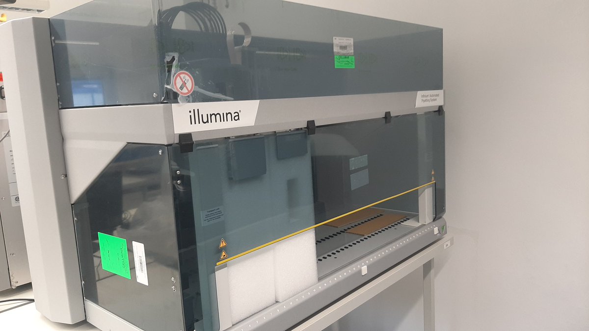 IntiOmics's tweet image. Our new @Tecan_Talk robot for the new generation of @illumina #microarrays arrived! Looking forward to use it next year!!!!
#genomics