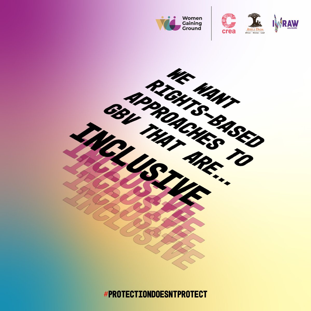 ThinkCREA's tweet photo. We need to advocate for practices, laws and policies that acknowledge, protect and fulfill the rights of structurally excluded groups and persons, by centering their autonomy and freedom – not inhibiting it.
#ProtectionDoesntProtect #16DaysOfActivism
Design: Thilini Perera https://t.co/PyA3STxOA5