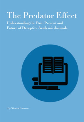 📖Frítt niðurhal - ný bók: "The Predator Effect: Understanding the Past, Present and Future of Deceptive Academic Journals" eftir Simon Linacre.
bit.ly/3HjNrMp
#Rányrkjutímarit #PredatoryJournals
