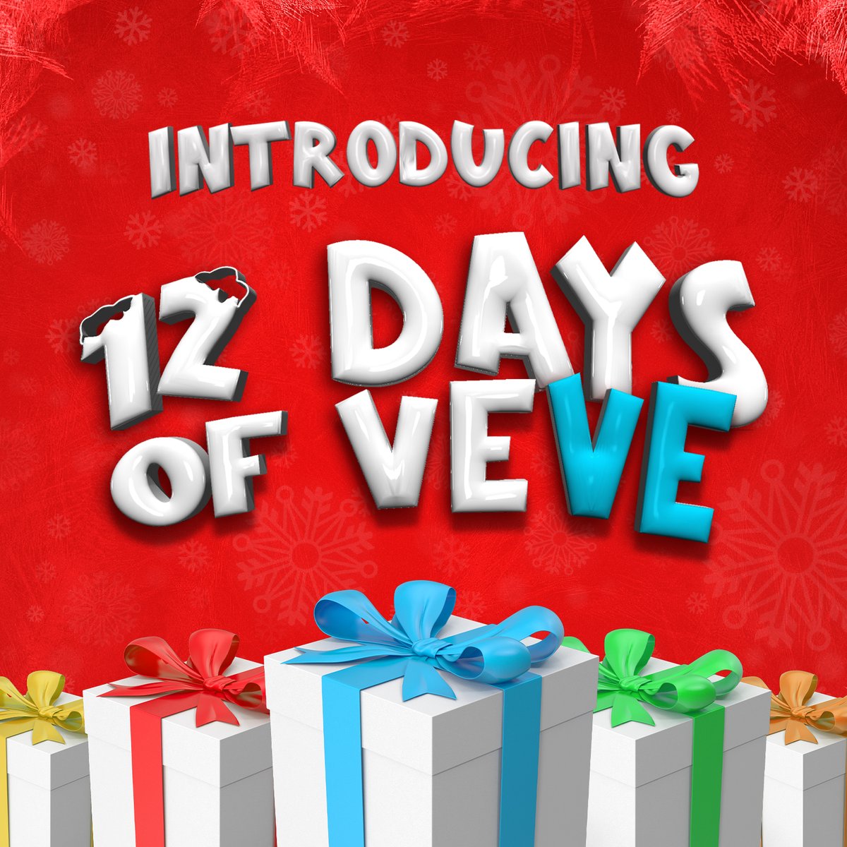 It's time! Enter the #12DaysOfVeVe to fill your vault with holiday cheer! 🎄✨

One entry per person with a valid VeVe username/email. 

Increase your chances of winning with bonus social actions!

🎁 ENTER NOW: swee.ps/UfMbaB_GHUOnWi

*Entries close Sun, 11 Dec at 11:59PM PT!