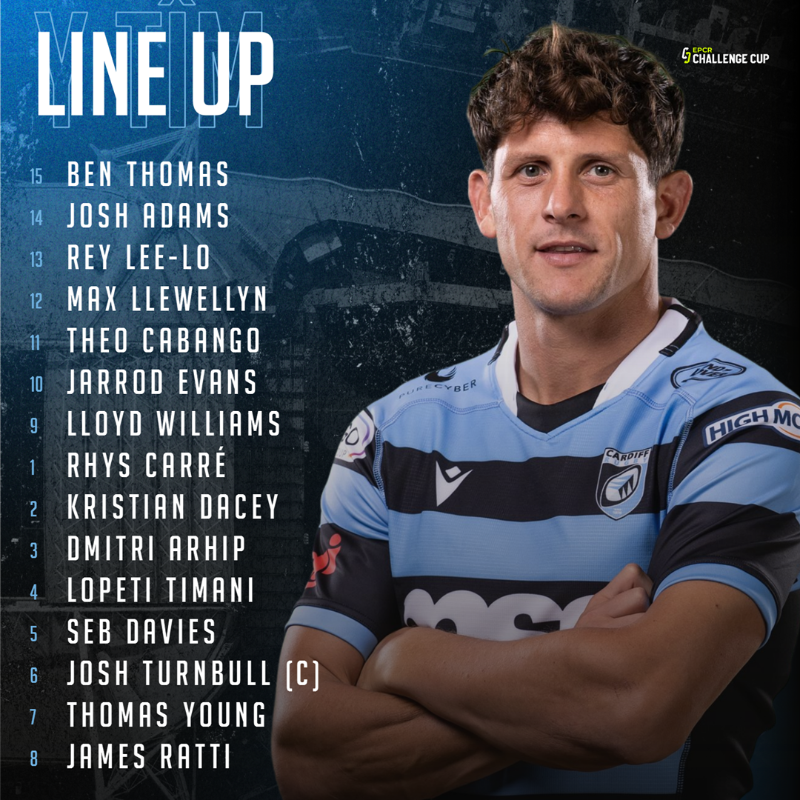 Cardiff_Rugby's tweet photo. 2️⃣5️⃣0️⃣ Llongyfarchiadau Lloyd Williams!

Congratulations to Lloyd Williams who makes his 250th club appearance against Brive tomorrow. 

For the full team news 👇
