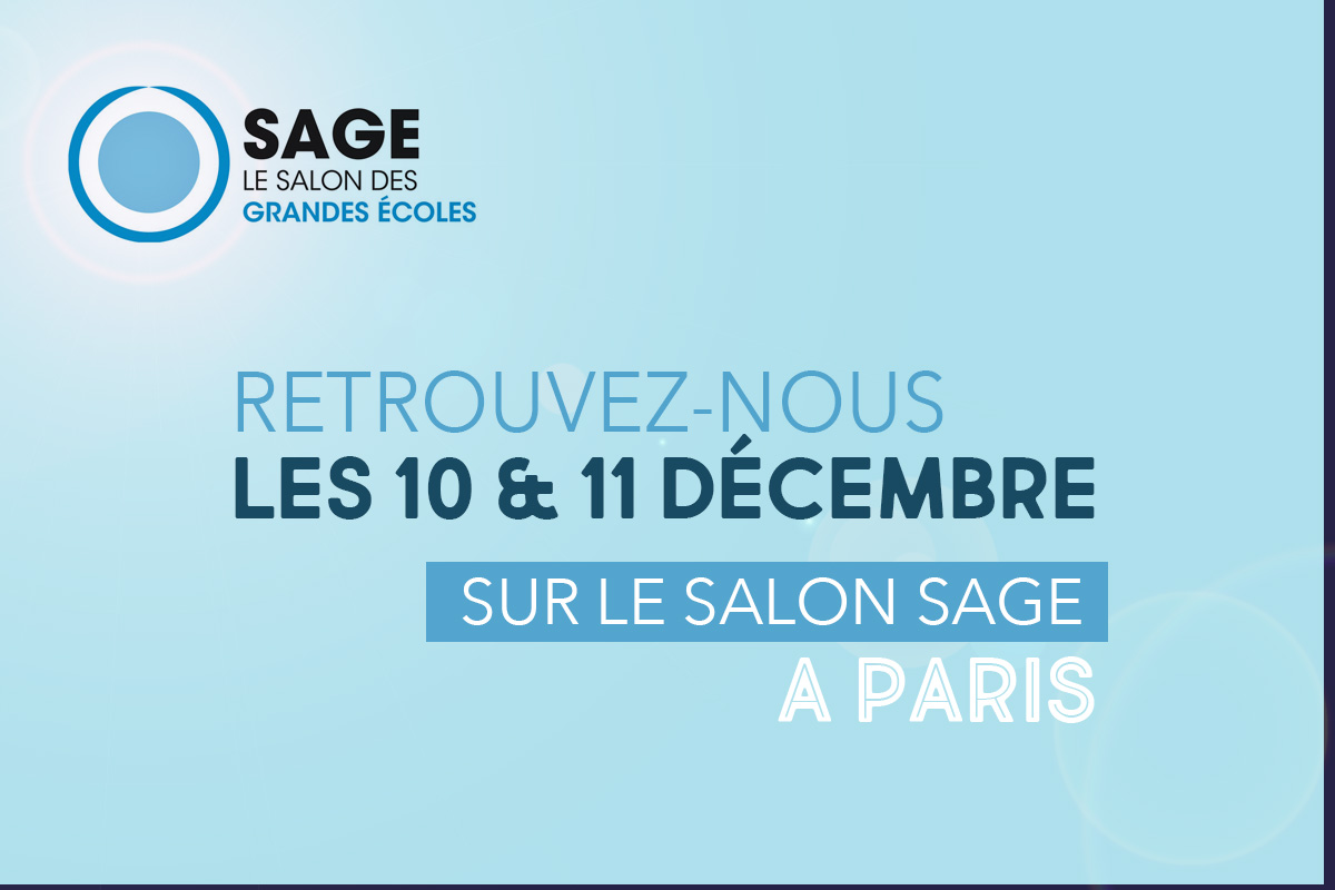 [#ORIENTATION] 📢 Venez découvrir les formations d'ingénieur généraliste au <a href="/Salon_SAGE/">Salon SAGE</a> ! L'occasion de rencontrer les élèves et intervenants des cinq Écoles Centrale ! 

📆 Les 10 et 11 décembre 📍 Paris - Carrousel du Louvre