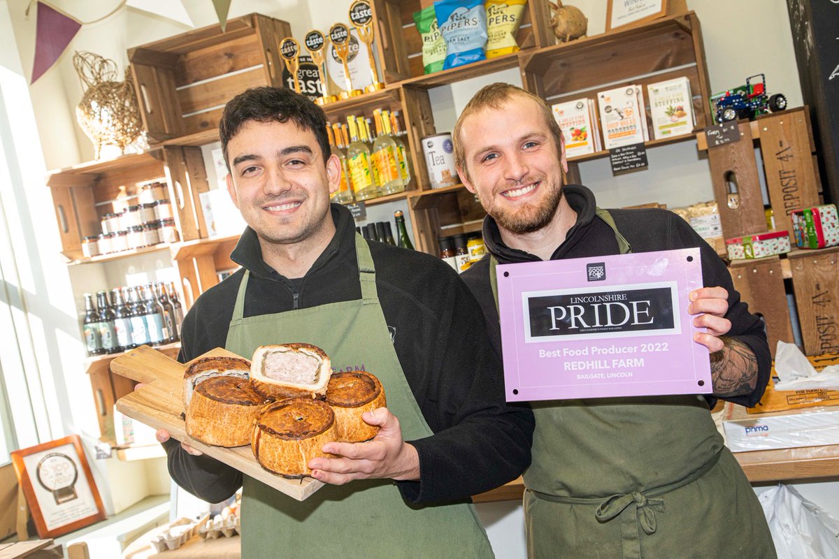 We're so honoured to have been voted by the readers of #Lincolnshire Pride magazine as the Best Lincolnshire Producer 2022.... especially when Lincolnshire has many, many, amazing producers! Thank you!