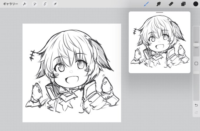 今日のちっちゃいお絵描き 