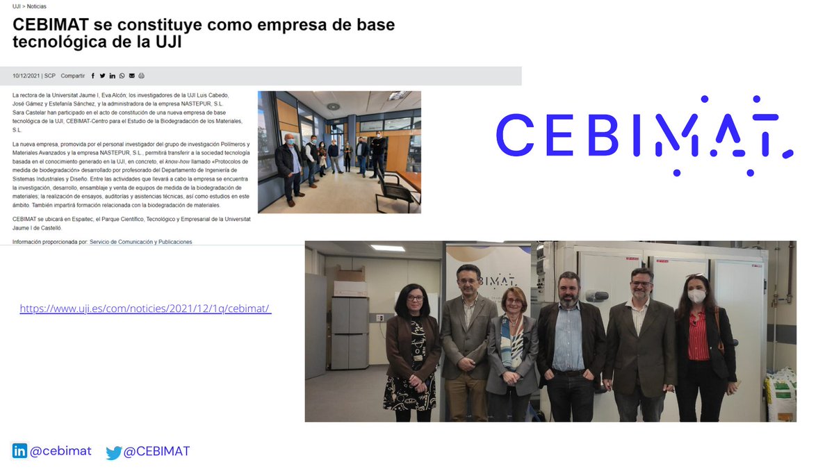 🎂Today it is just 1 year since the establishment of our company and we are very proud to announce our new laboratory. 

Thanks to all those who have made this event possible and a special thanks to our technical team.🎊
#anniversary #CEBIMAT