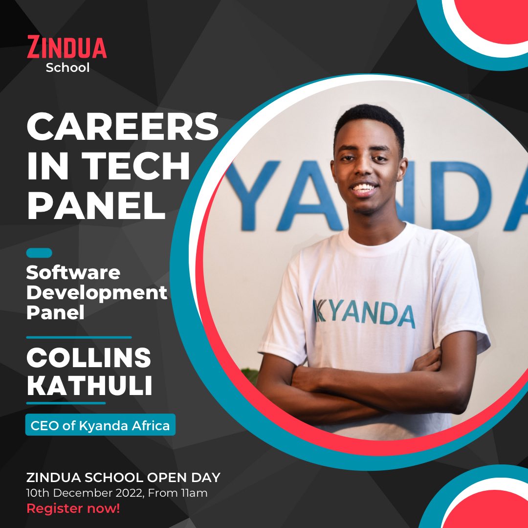ZinduaSchool's tweet photo. The Careers in Tech Fireside Chat is happening tomorrow! We have put together an amazing Software Development panel to speak about how we can all launch an amazing career in Software Dev.
See you all tomorrow from 11am at iHiT, Dennis Pritt Road. https://t.co/ShCL42ilTv