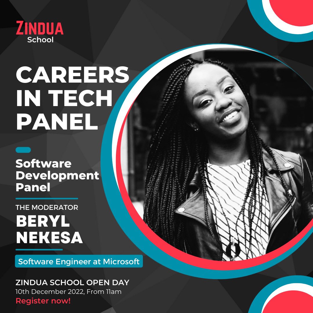 ZinduaSchool's tweet photo. The Careers in Tech Fireside Chat is happening tomorrow! We have put together an amazing Software Development panel to speak about how we can all launch an amazing career in Software Dev.
See you all tomorrow from 11am at iHiT, Dennis Pritt Road. https://t.co/ShCL42ilTv