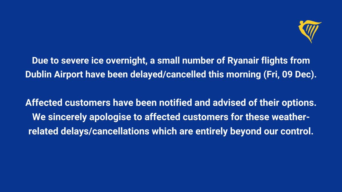 Ryanair tweet media