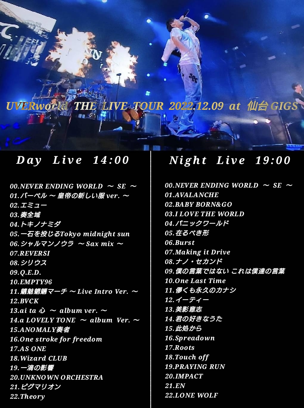 UVERworld まとめ売り　セット　25点 初回生産限定盤 2DVD/UVERworld THE LIVE 2022 12 21 at