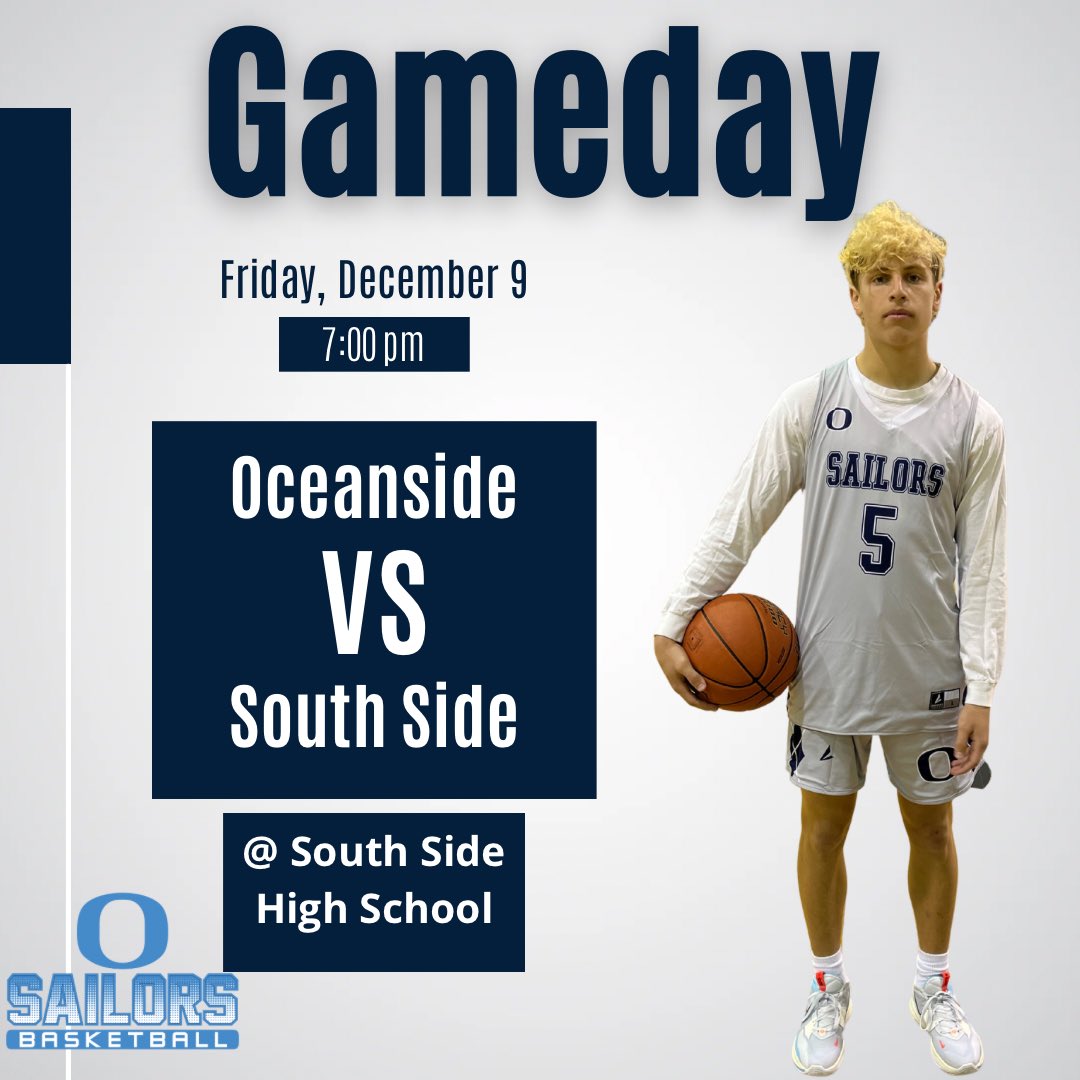 Gameday! The Sailors head to South Side for a non-conference matchup at 7 pm. JV game at 5 pm #sailorsbball #wego <a href="/osdAthleticdept/">OSD Athletics, Physical Education and Health</a>