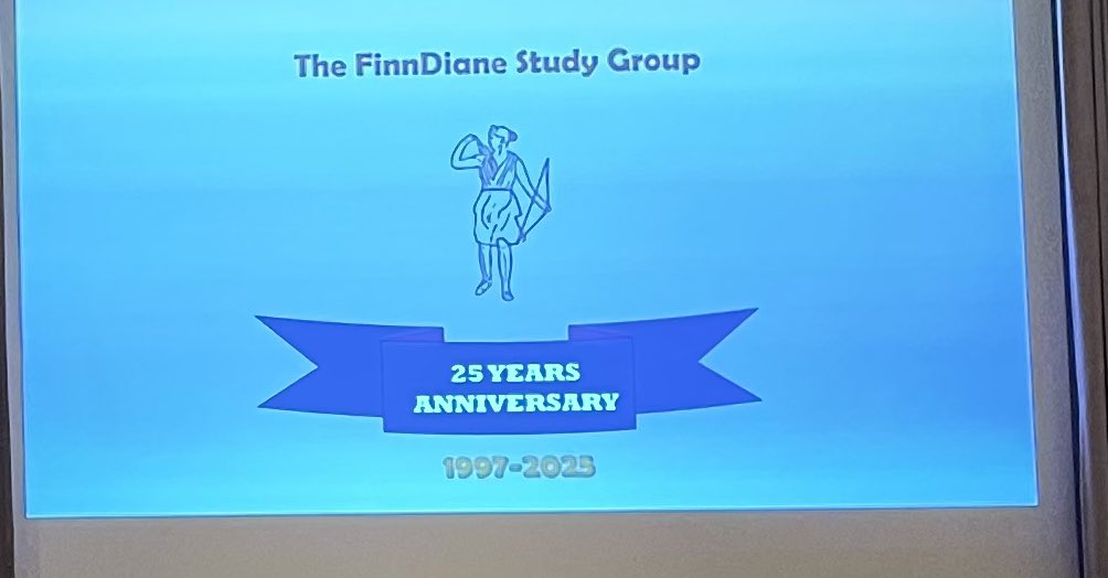 Delighted to share in celebrating #FinnDiane25 - 25 years of excellent achievements for people with type 1 diabetes.  @FinnDianeStudy #collaboration #teamwork #RenalResearchNI #Helsinki @FolkhalsanRC