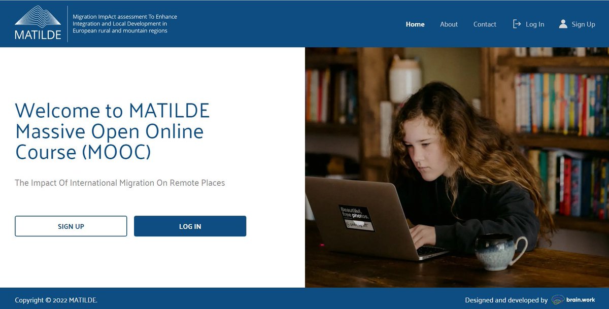 📚MATILDE Massive Open Online Course (MOOC) is open! 

📑After a final exam, the participants will have a Certificate of Attendance. 

For more details, please visit the <a href="/MATILDE_Mig/">MATILDE</a> website: mooc.matilde-migration.eu