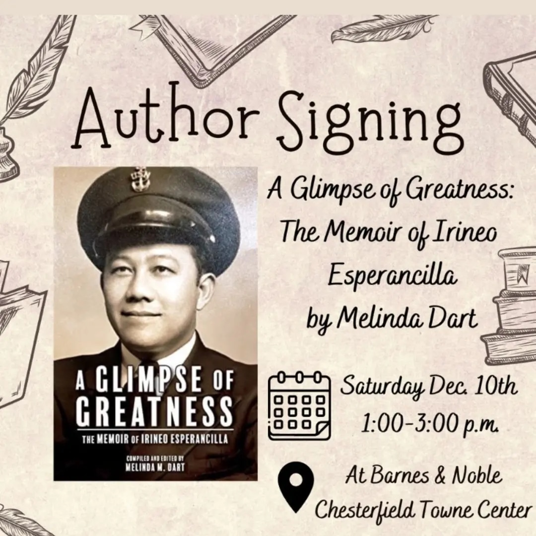 dart_melinda's tweet photo. Carrying the light and legacy of my grandfather to share his untold stories of the #Filipinos who quietly served the #Presidents. @BNChesterfield @MichelleObama @WhiteHouseHstry @faacv_rva #TheLightWeCarry #WhiteHouse #History #Hoover #FDR #Truman #Eisenhower #aglimpseofgreatness https://t.co/BIIywSETZu
