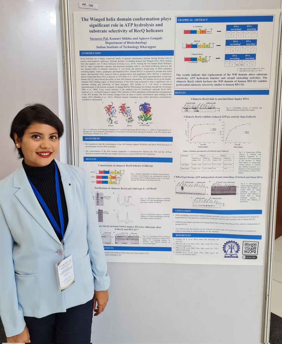 SurasreeBio's tweet photo. my first poster is here. today at Society of Biological Chemists India Conference 2022, fruit of 1 yr of study. designed in #betterposter format (1/2)
#SBC2022 #AcademicTwitter #AcademicChatter #phdchat #phdife
@PhD_Genie @thephdstory https://t.co/tc6zAel80z
