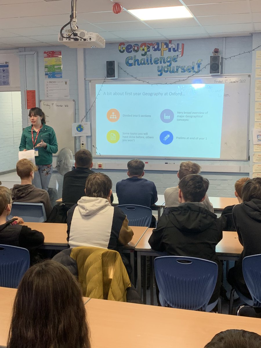 fehs_geog's tweet photo. Thank you to Eleanor from Oxford University @oxgeogsoc for@coming in to Fram and speaking to our year 10s about higher education and Geography futures. A fantastic opportunity and experience for our aspiring students! https://t.co/ZGKlesvtmV
