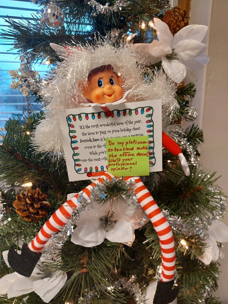 Sorrick Sam is stirring up trouble again! This time he is leaving a mess for Mr. Mike to clean up. He thought he could disguise himself with some platinum hair extensions, but we caught him! #SK12days