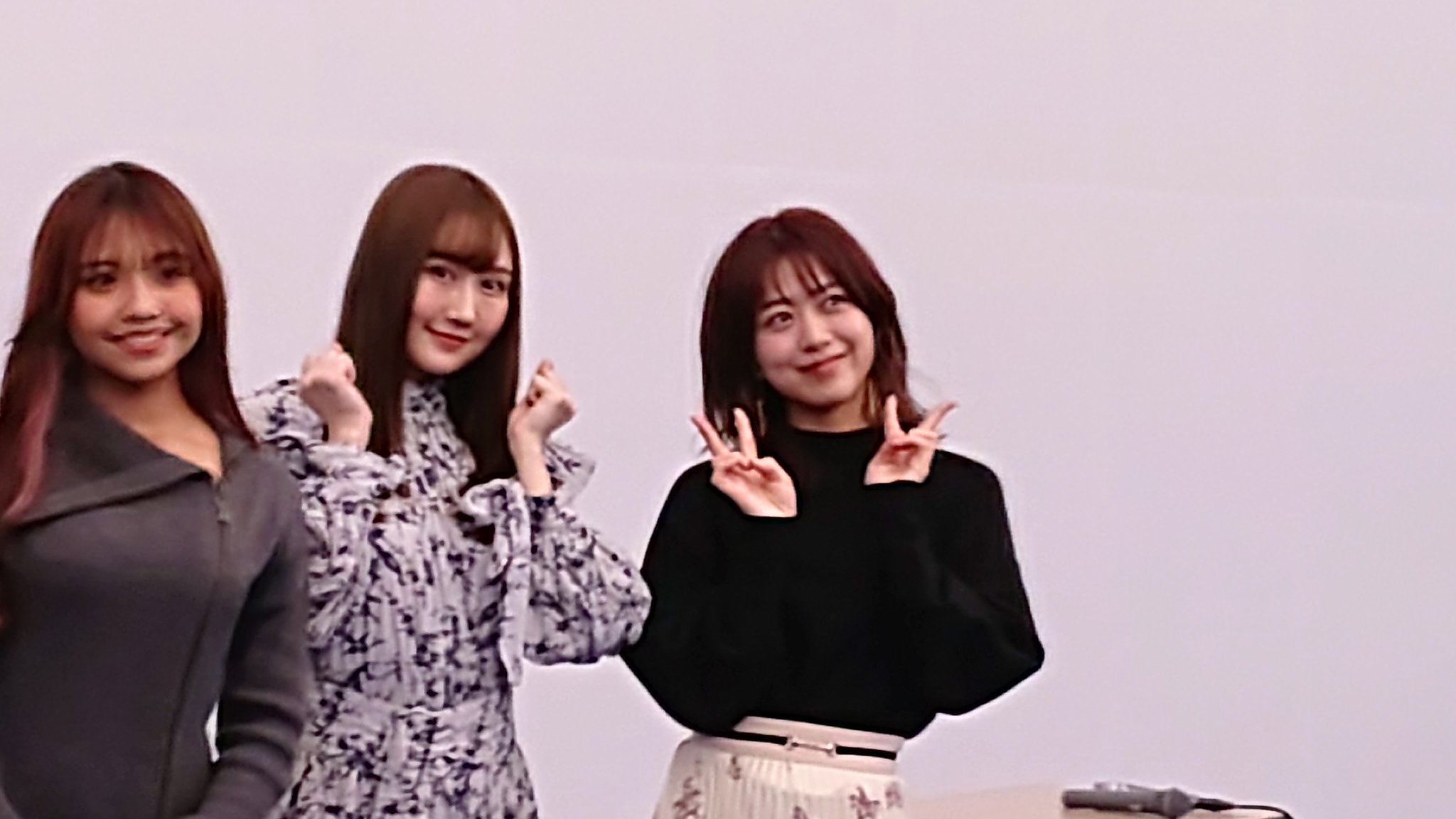 矢倉楓子、谷川愛梨、小谷里歩 矢倉楓子、谷川愛梨、小谷里歩