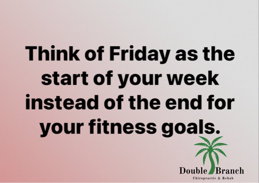 2BranchChiro's tweet photo. Don’t put your fitness goals on hold just because it is Friday‼️

If you are feeling lost on your fitness journey Double Branch Chiropractic &amp; Rehab offers personal training 🏋🏻‍♀️🚴‍♀️🏊🏼‍♂️🏃‍♀️

☎️ 813-771-2323

#fridayfun #fridayfunny #fitnessfriday #personaltrainer #personaltraining https://t.co/ZedYVFsT1C