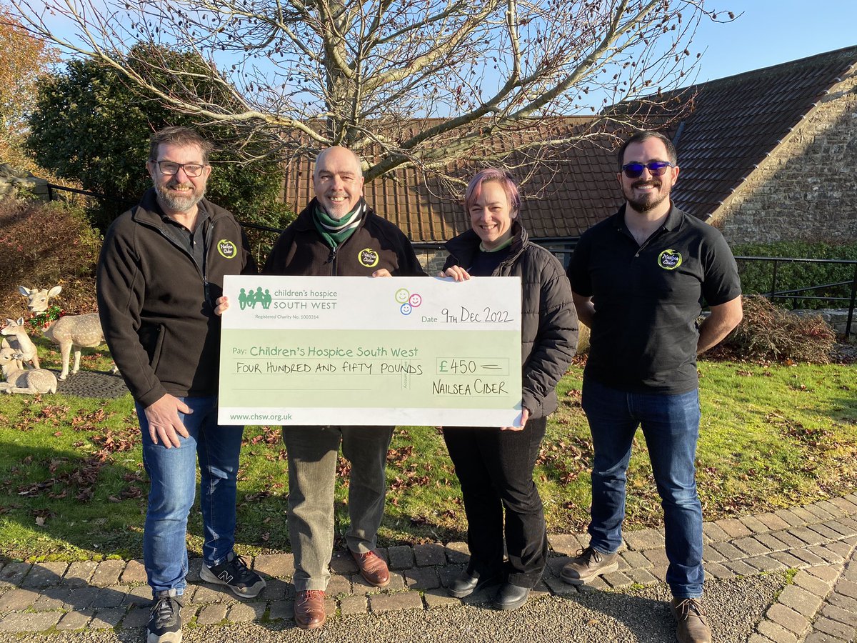 We were delighted to visit <a href="/CHSW/">Children's HospiceSW</a> this morning to present them with a cheque to help in a small way with their fantastic work.