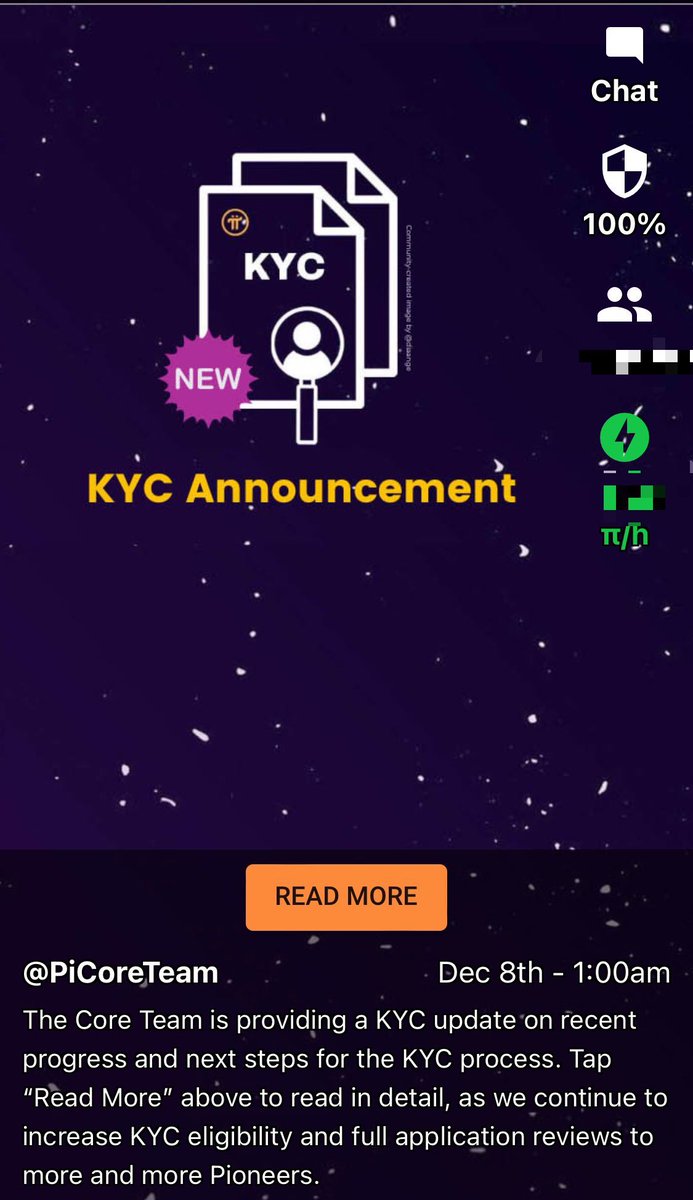 PiExchangeX's tweet photo. On increasing the number of people eligible for KYC: we are deploying an improvement this week that will increase the percentage of Pioneers who can start KYC by an additional 18% of the network. An additional 13% of the network will automatically become eligible to apply for KYC https://t.co/ibJy7fLiCb