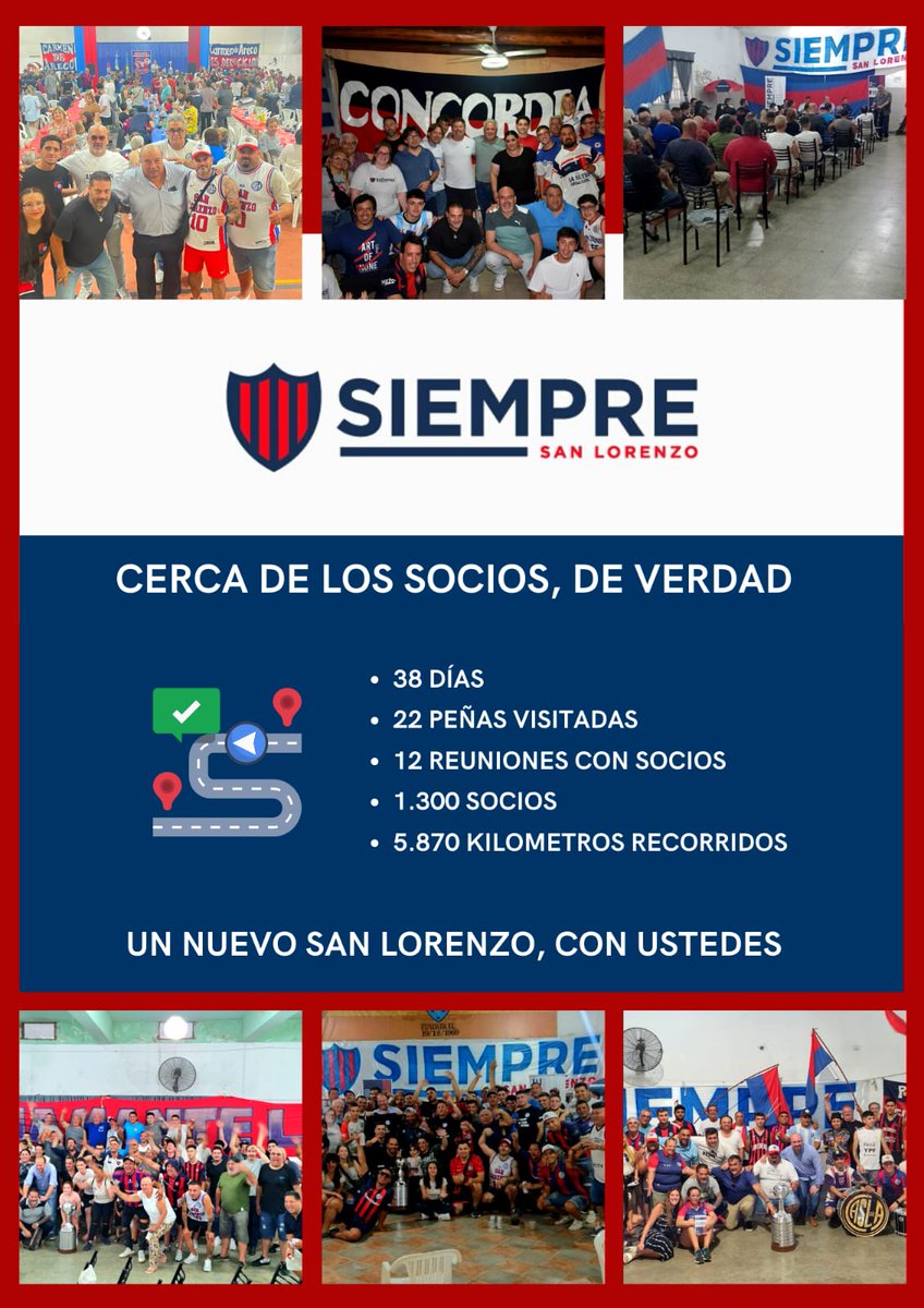 SiempreSanLore's tweet photo. El único espacio que hizo lo que propone. Ir al socio, donde sea que esté. Para aprender, compartir y enriquecer.
Gracias a todos por recibirnos tan calidamente. Somos ustedes.
Trabajaremos por el #SanLorenzo federal que SIEMPRE soñamos
#CiprianoPresidente
https://t.co/bkns62sl6W https://t.co/0bMePWCLXG