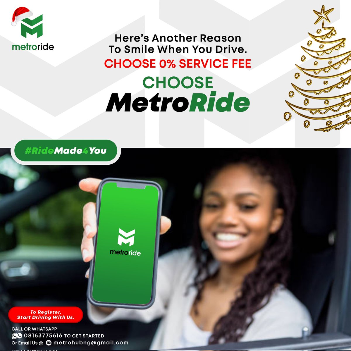 metrohubng's tweet photo. Maximise your earnings as a driver when you sign up as a MetroRide Driver.
We give you 100% returns on all your fares because we won't charge you a kobo.

To register kindly contact us via WhatsApp or call on 0816 377 5616 

#RideMadeForYou #ridehailing https://t.co/YRZKuPwKkA