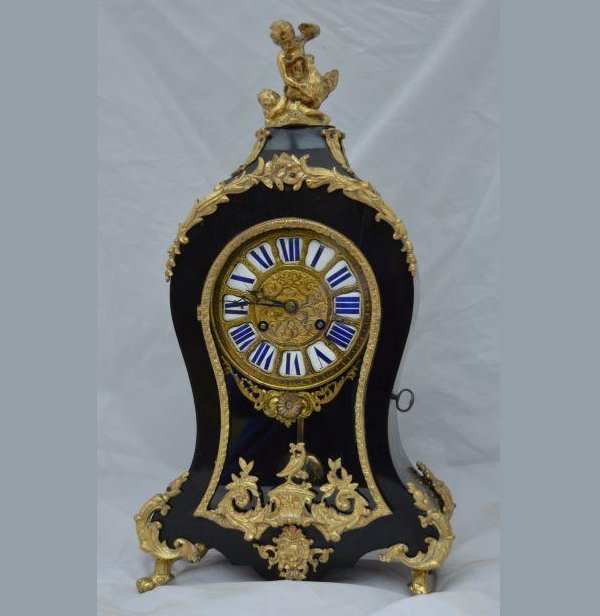 A Superb Pons Ebonised Mantel Clock with Ormolu Mounts for sale from Kembery Antique Clocks Ltd: loveantiques.com/items/listings… #antiques #antiqueclocks #clocks #antiqueclocksforsale #time #timepiece #loveantiques
