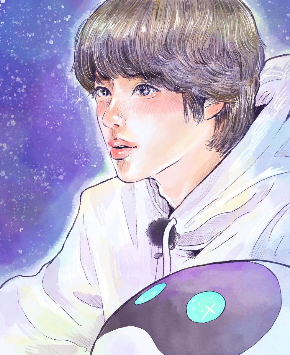 「#TheAstronaut_Jin 」|𝚝𝚜𝚞𝚔𝚒🌼𝚜𝚕𝚘𝚠のイラスト