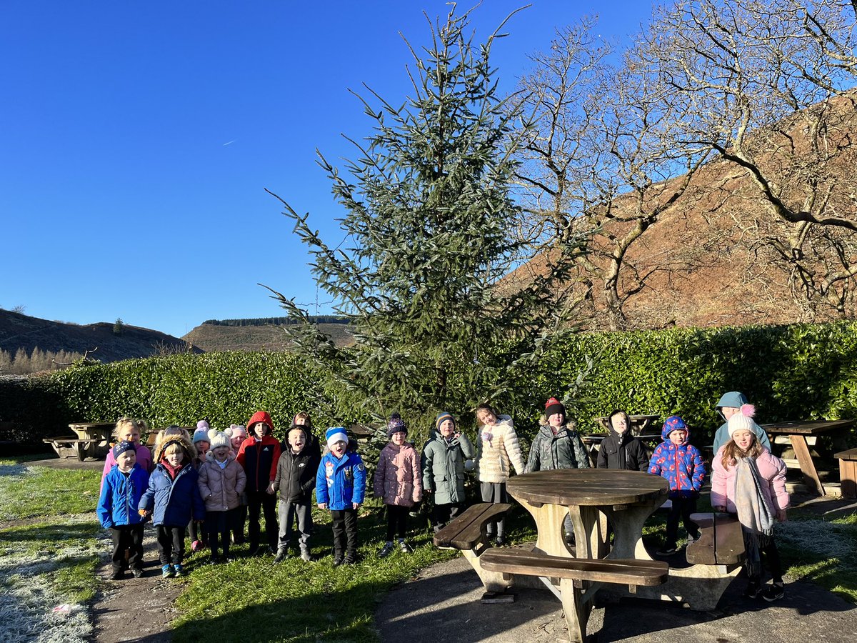 We had a wonderful winter walk around the village this morning to see Cymer’s Christmas tree and the beautiful knitted decorations outside the library. ❄️ 🎄 #CAPWillow #Winterwalks @CymmerLibrary