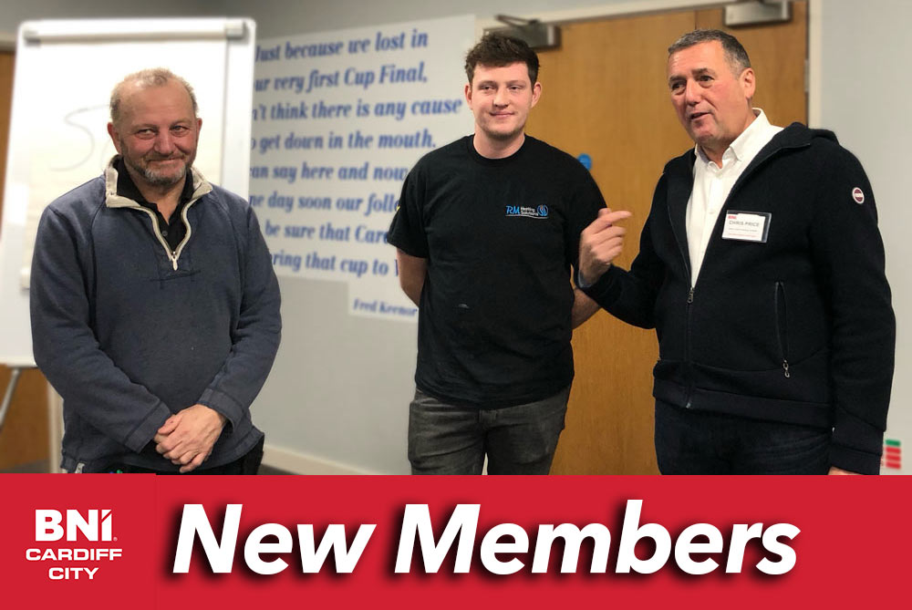 We are pleased to welcome 2 new #BNI members, Rico Micallef - plumber and Kelvin Johns - heating engineer. A great addition to our strong trades team, who will enjoy many referrals for work in the new year.