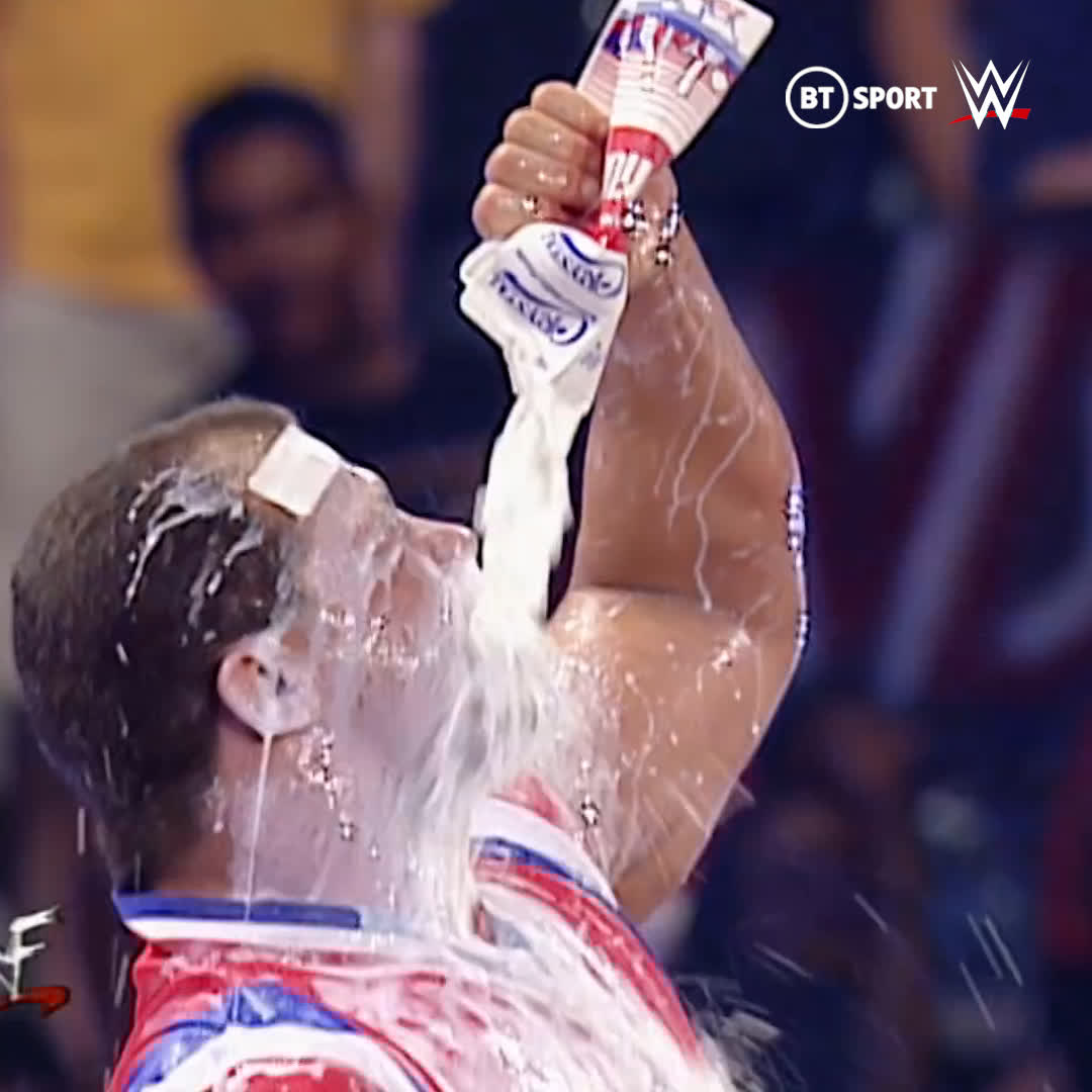 Milk-O-Mania! Running WILD!  Happy Birthday to the Olympic Dairyman, Kurt Angle! 