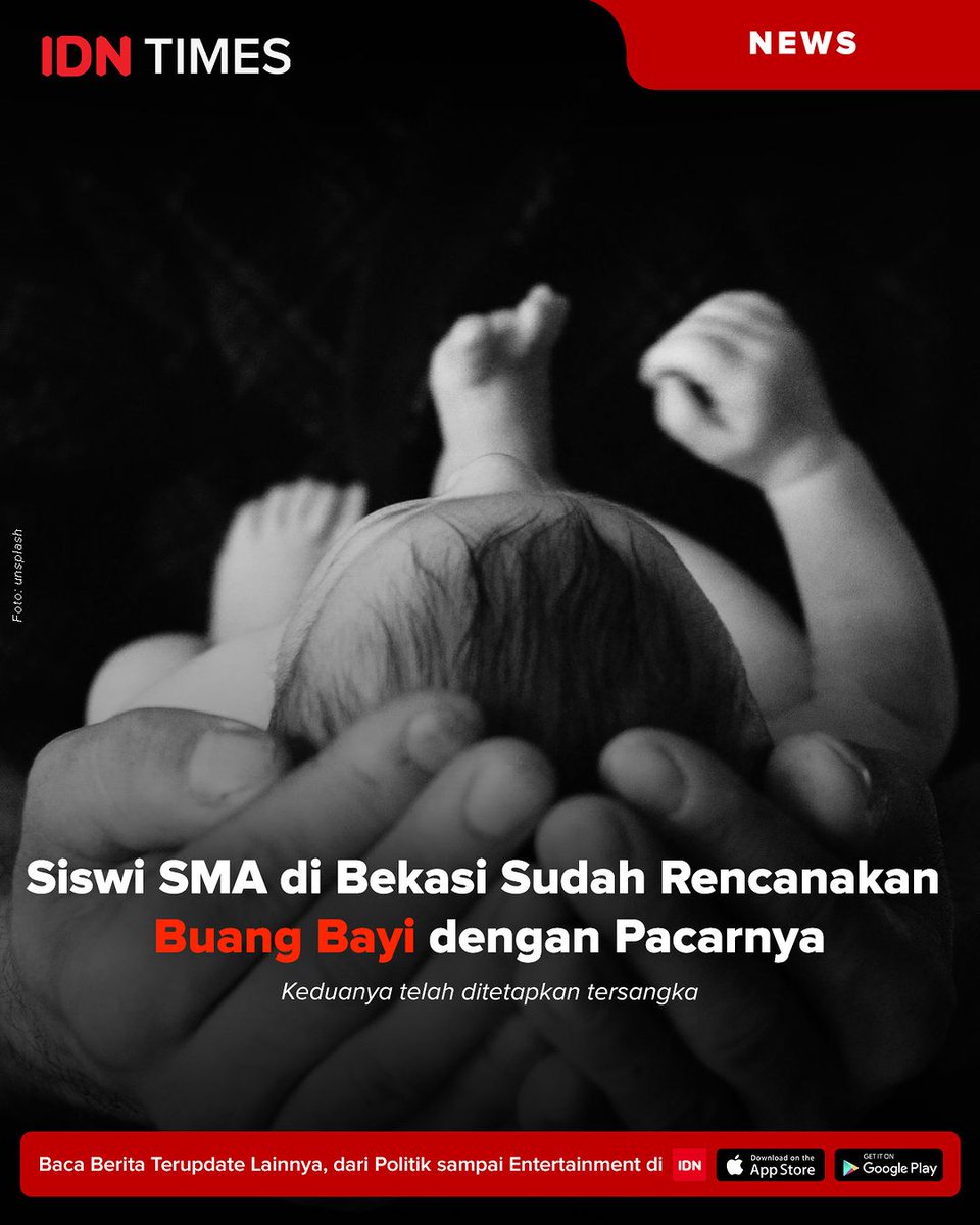 Siswi SMA berinisial PS (17) ternyata sudah merencanakan membuang bayinya di area sekitar sekolah di wilayah Desa Sukaragam, Kecamatan Serang Baru, Kabupaten Bekasi. idntimes.com/news/indonesia…