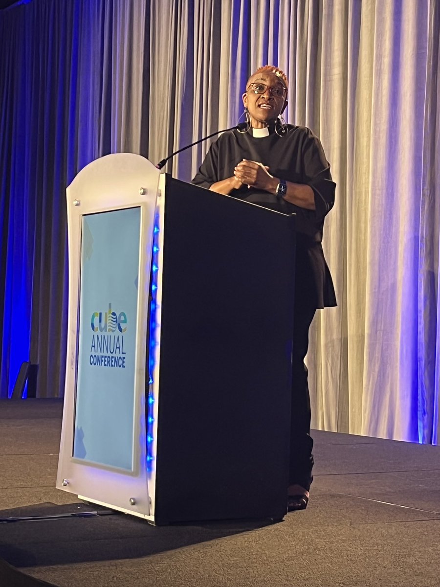 NSBAPublicEd's tweet photo. We’re honored to have Rev. @TutuNaomi with us at #CUBE22. https://t.co/FD8yasLia4