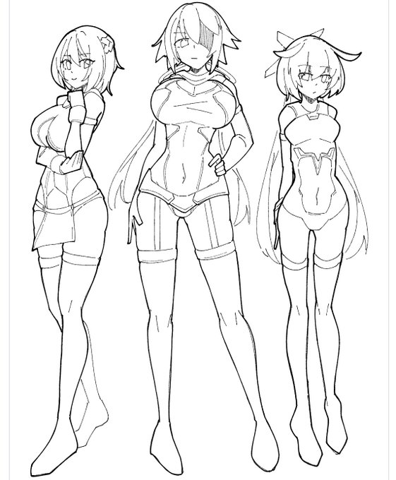 この3人でメガミの漫画描きたいなってずっと思ってる
(内容は思いつかない) 