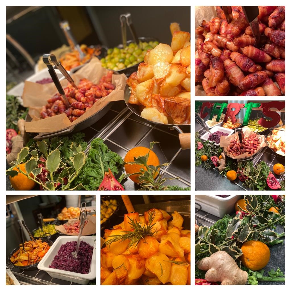 Serving up our Christmas lunch for Hammersmith Academy #yummy #delicious #olivedining #schoollunch #feelingfestive #christmastime