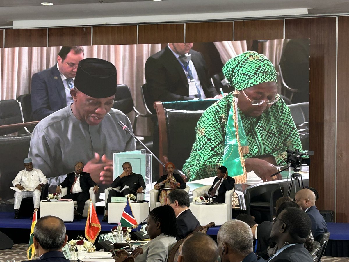 Bankole_Adeoye's tweet photo. I also advocated the need for  adequate, predictable, sustainable and flexible financing of #AU peace and security activities, through #UN Assessed Contributions.
 #BeOneVoice #OranProcess2022 https://t.co/9ViBOp1mdB
