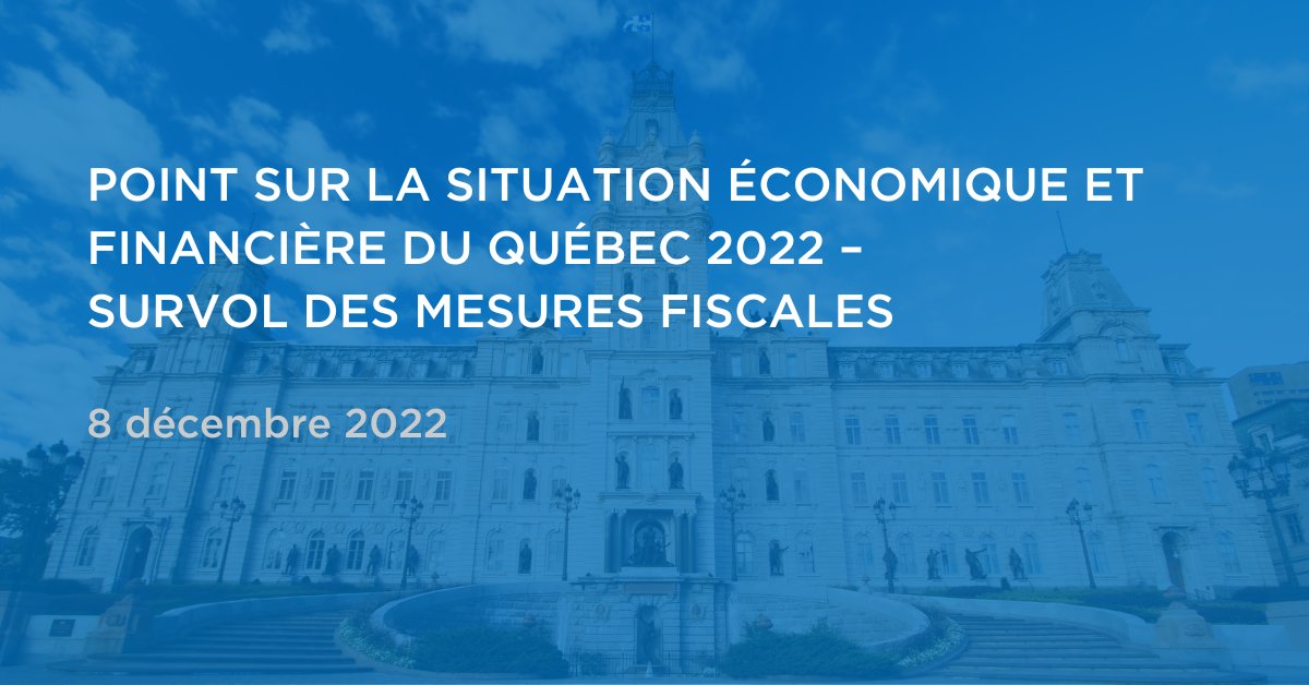 Nous vous proposons un survol des principales mesures fiscales annoncées par le gouvernement du Québec lors de son point sur la situation économique et financière. cpaquebec.ca/fr/salle-de-pr… #polqc #fiscalite #cpa