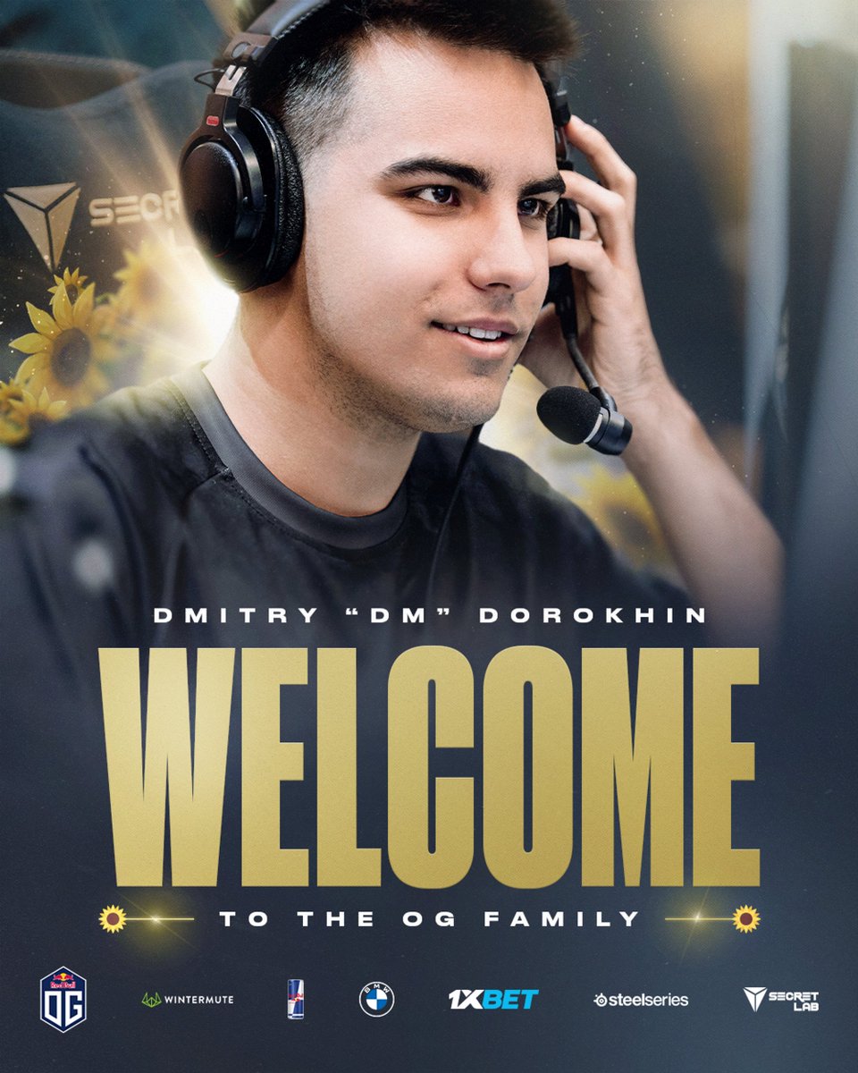 To say that we cannot keep our 3rd position slot away from spice would be an understatement. 🌶️ IT IS FINALLY TIME, today we officially welcome DM as our new offlaner. Welcome to the fam @DmitryDorokhin!