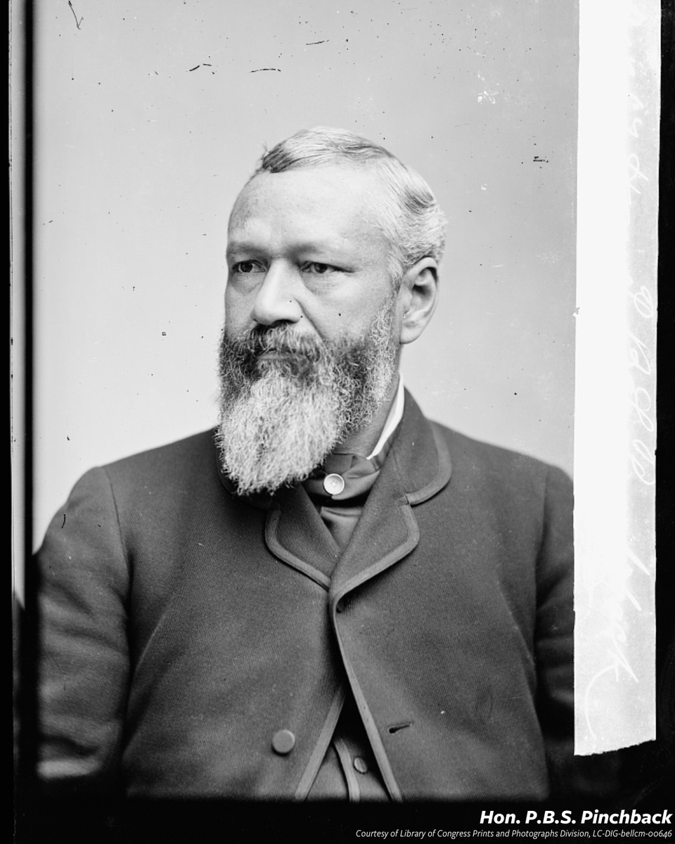 NMAAHC's tweet photo. #OnThisDay in 1872, Republican P. B. S. Pinchback was sworn in as the 24th governor of Louisiana. He was the first African American to become governor of a U.S. state and played a pivotal role during Reconstruction. #APeoplesJourney #ANationsStory https://t.co/bq3ZTX4dIq