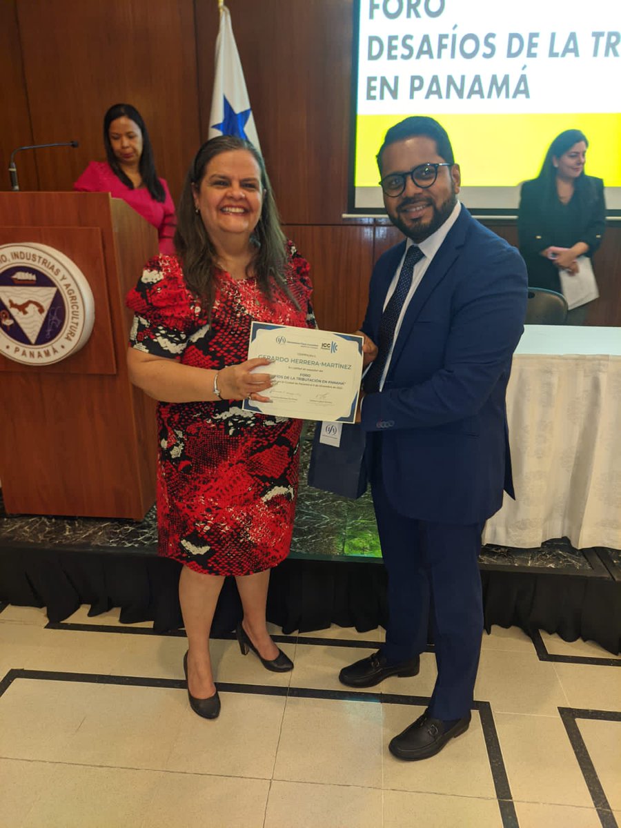 IfaPanama's tweet photo. Nos complace compartir el éxito de lo que fue el Foro "Desafíos de la Tributación en Panamá" junto a @ICCPma, el martes 6 de diciembre de 2022.

Agradecemos a los excelentes expositores y al público por su participación y apoyo.

#IFAPanama #Foro #Tributaristas #AbogadosPanama https://t.co/xE2tX25ipW
